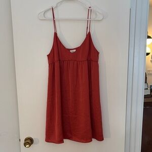 Aritizia Red Slip Mini Dress Size M